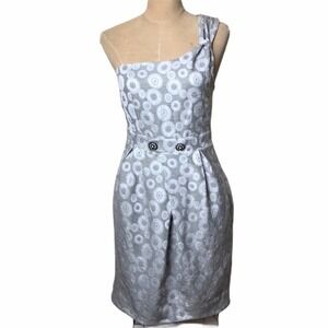 NWT Anthropologie one shoulder brocade dress SZ 6